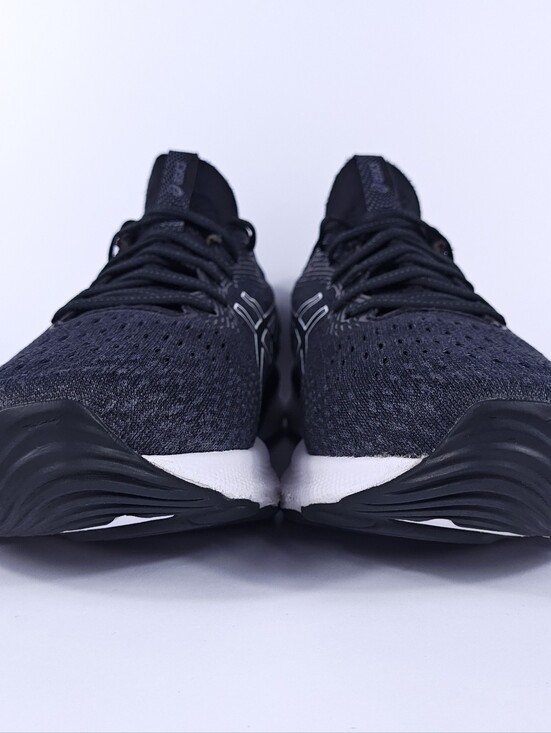 Asics Gel Nimbus 24 Mens 9 Extra Wide Neutral Cushion Road Running Shoes Black main image 15